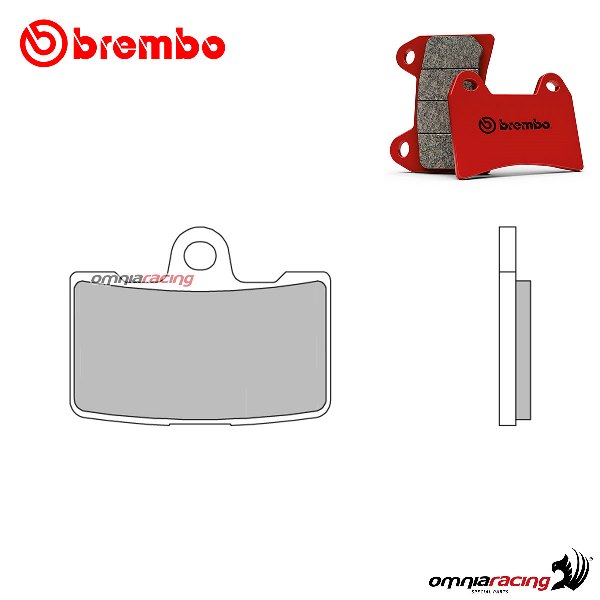 Pastiglie freno anteriori Brembo SA sinterizzate per Buell XB12SCG Lightning 2009-2010