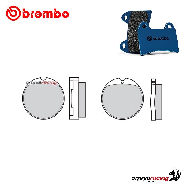 Pastiglie freno anteriori Brembo CC Road Carbon Ceramica per Honda CB350F 1973-1976