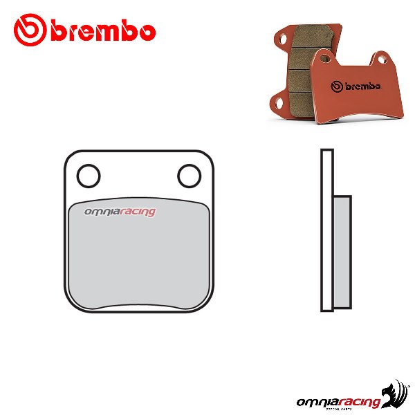 Pastiglie freno anteriori Brembo SD sinterizzata per Honda MB5S 1980-1982