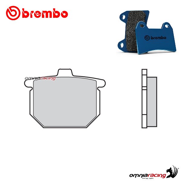 Pastiglie freno anteriori Brembo CC Road Carbon Ceramica per Honda CX500 1979-1981