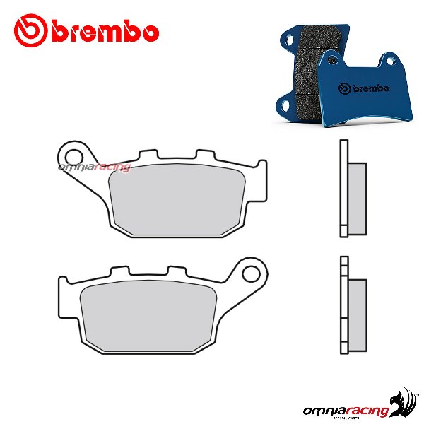 Pastiglie freno posteriori Brembo CC Road Carbon Ceramica per Honda FMX650 2005-2008