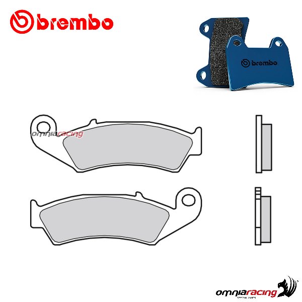 Pastiglie freno posteriori Brembo CC Road Carbon Ceramica per Honda RVF750 RC45 1994-1998