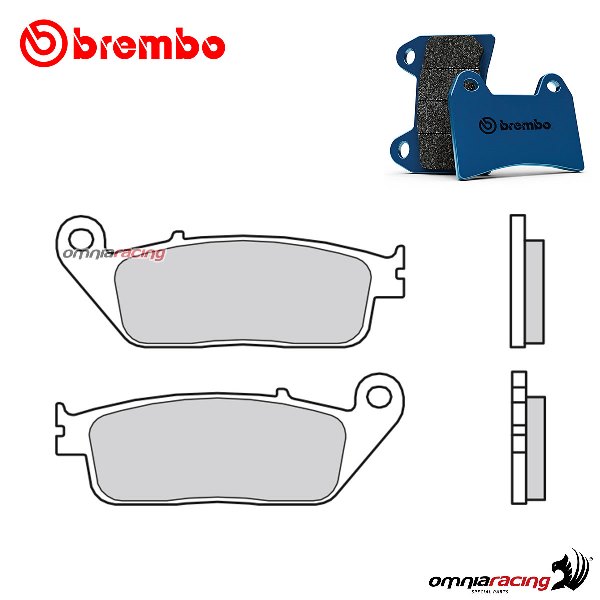 Pastiglie freno posteriori Brembo CC Road Carbon Ceramica per Victory Vegas 1634 Jackpot 2008