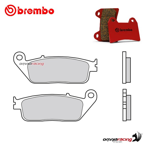Brembo rear brake pads SP sintered for Honda CB1000R ABS 2018-2019
