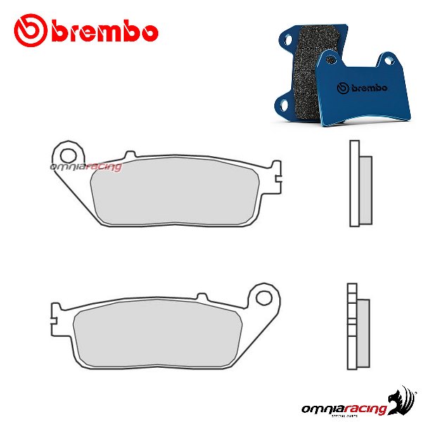 Pastiglie freno anteriori Brembo CC Road Carbon Ceramica per Honda FMX650 2005-2008