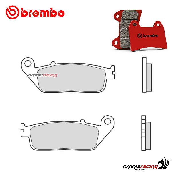 Pastiglie freno anteriori Brembo SA sinterizzate per Honda CB250 Two Fifty 1992-2005