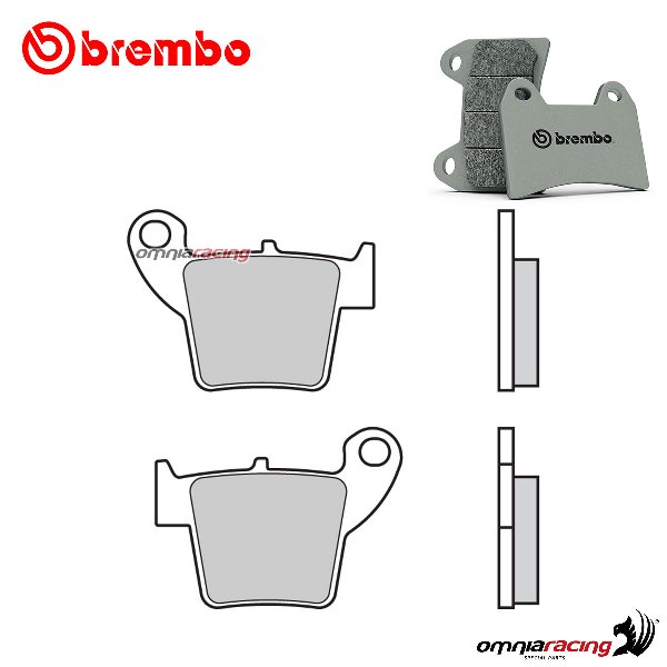 Brembo rear brake pads SX sintered for Honda CRF450R 2002-