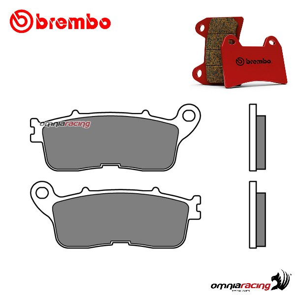 Pastiglie freno posteriori Brembo SP sinterizzate per Honda VFR1200X CrossTourer ABS 2012-2019