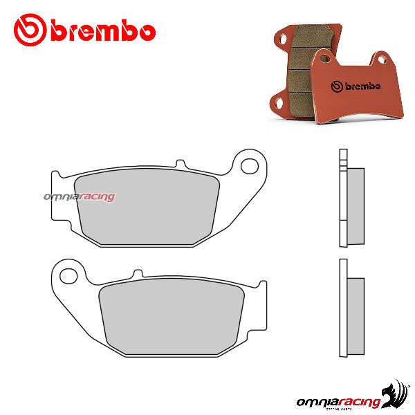 Pastiglie freno posteriori Brembo SD sinterizzata per Honda CB300R Neo Sports Cafe 2018-2019