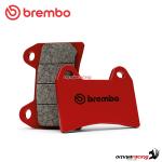 Brembo Sintered Front Brake Pads – 1991 Honda NX650 Dominator, Red, OE Spec