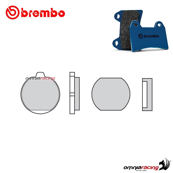Pastiglie freno anteriori Brembo CC Road Carbon Ceramica per Kawasaki Z500 1979-1981