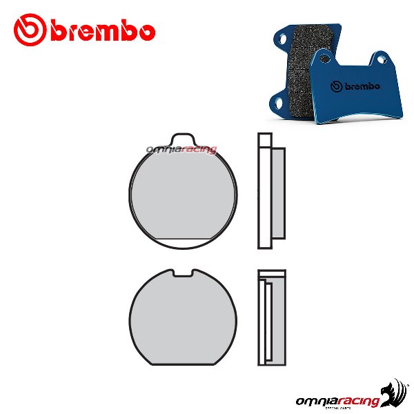 Brembo rear brake pads CC Road Carbon Ceramic for Kawasaki Z650 Custom 1977-1978