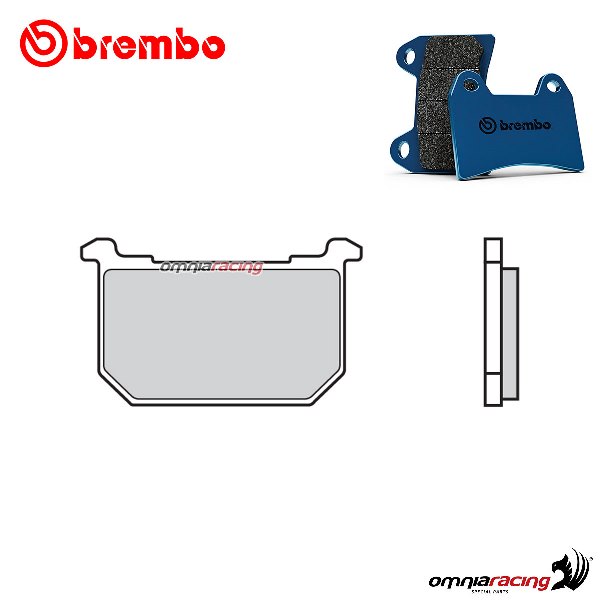 Brembo front brake pads CC Road Carbon Ceramic for Kawasaki GPZ550 1981-1983