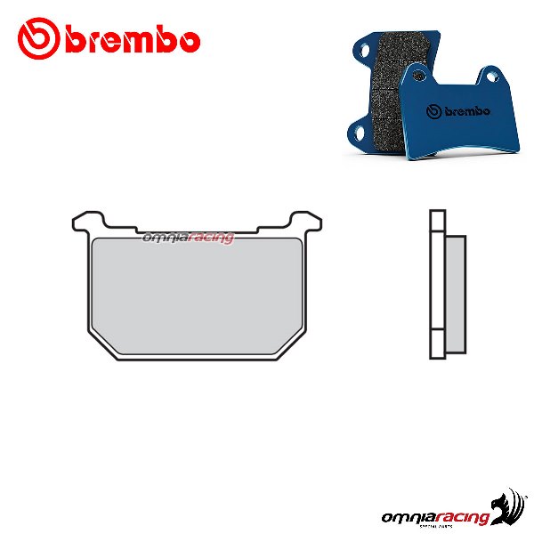 Brembo front brake pads CC Road Carbon Ceramic for Kawasaki KZ305LTD 1987-1988