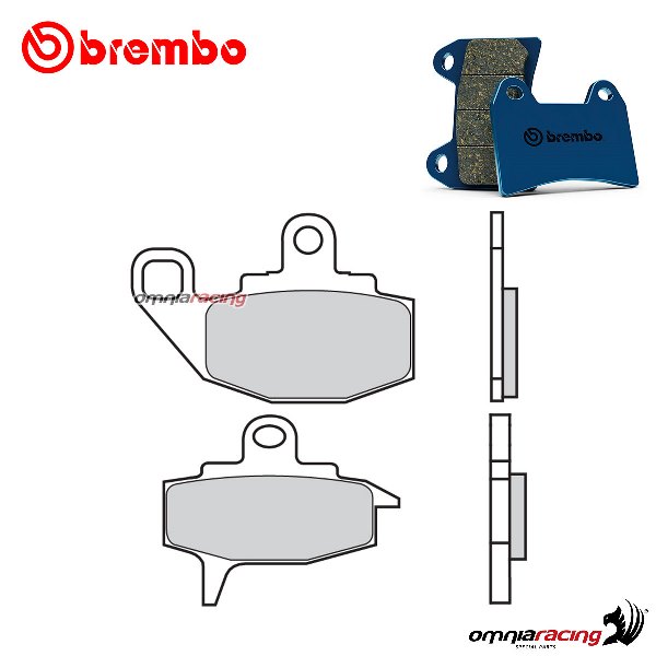 Brembo front brake pads TT Carbon Ceramic for Kawasaki KX125 1987-1988