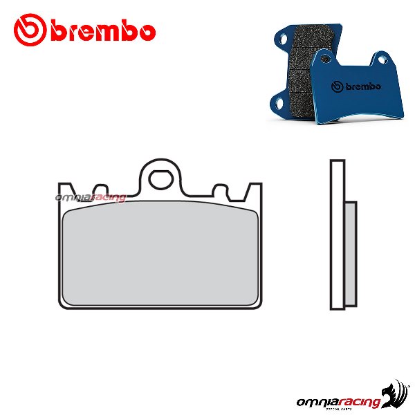Brembo front brake pads CC Road Carbon Ceramic for Kawasaki ZXR400 1991-1999