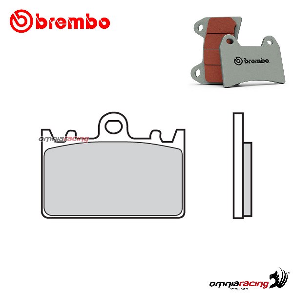 Brembo front brake pads SC sintered for Kawasaki ZXR400 1991>1999