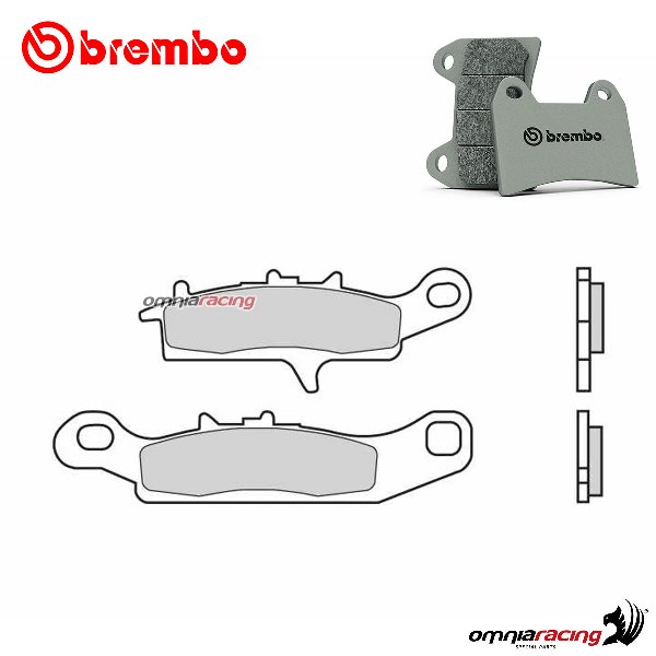 Pastiglie freno anteriori Brembo SX sinterizzata per Kawasaki KFX700 KSVV-Force 2004-2011
