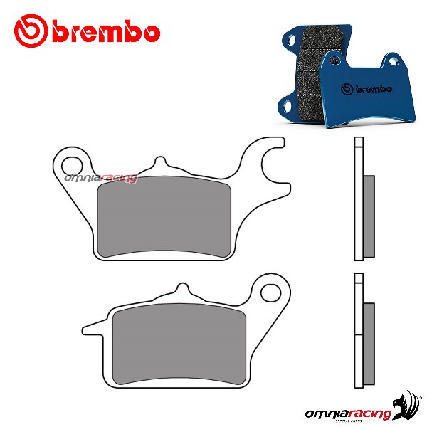 Brembo front brake pads CC Road Carbon Ceramic for Honda NSX110 Vision 2017-