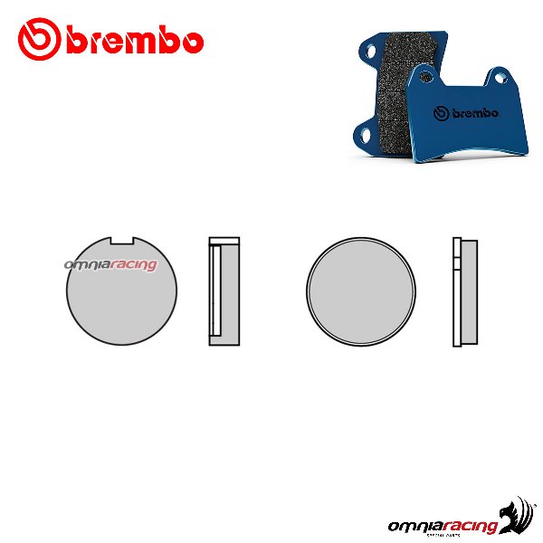 Pastiglie freno anteriori Brembo CC Road Carbon Ceramica per Suzuki ZR50KE 1979-1983