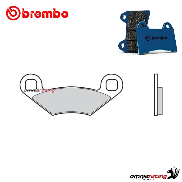 Pastiglie freno anteriori Brembo CC Carbon Ceramica Polaris Sportsman 570 Touring Tractor 14-15