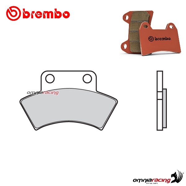 Brembo front brake pads SD sintered for Polaris 2X4 250 1993