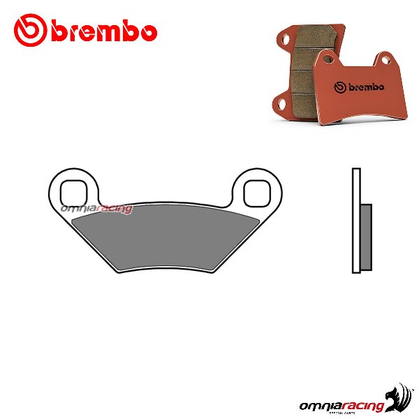 Pastiglie freno anteriori Brembo SD sinterizzata per Polaris Sportsman 550EPS X2 2014