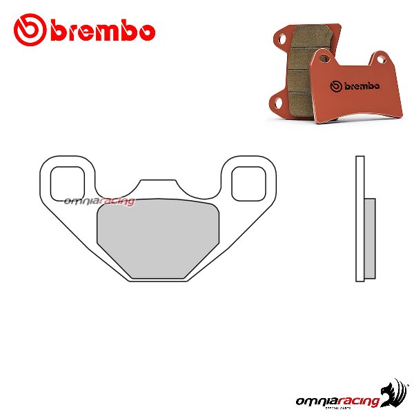 Brembo front brake pads SD sintered for Polaris RZR Ranger 2009-2014