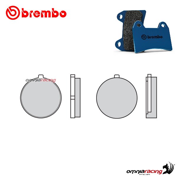 Pastiglie freno anteriori Brembo CC Road Carbon Ceramica per Suzuki GS850G 1979-1981