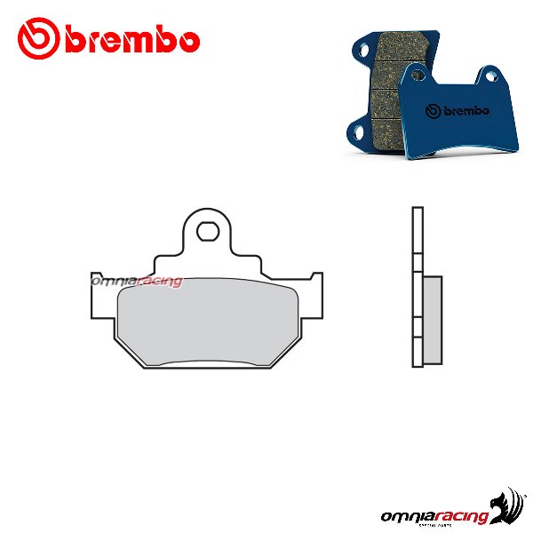 Brembo front brake pads TT Carbon Ceramic for Suzuki DR600S 1985-1986