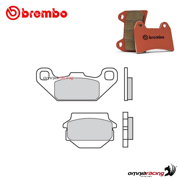 Brembo front brake pads SD sintered for Kawasaki KXF250 Tecate 1987-1988