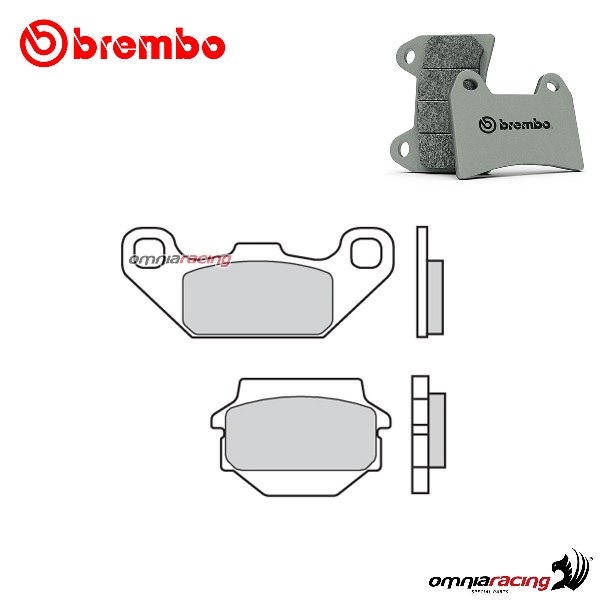 Brembo front brake pads SX sintered for Kawasaki KXF250 Tecate 1987-1988