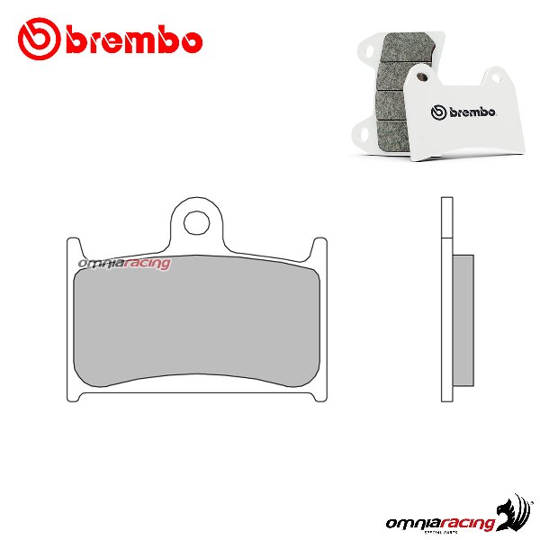 Pastiglie freno anteriori Brembo LA sinterizzate per Triumph T309 Speed Triple 855 1994-1997