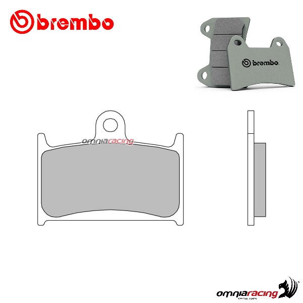 Pastiglie freno anteriori Brembo SR sinterizzate per Triumph T309 Speed Triple 855 1994-1997