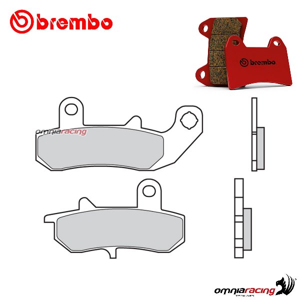 Pastiglie freno posteriori Brembo SP sinterizzate per Suzuki DR600R Dakar 1989