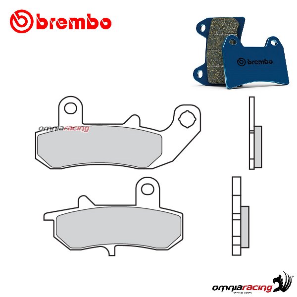 Brembo front brake pads TT Carbon Ceramic for Yamaha DT125Z Tenere 1988-1990