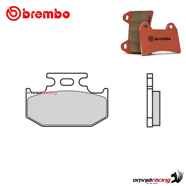 Brembo front brake pads SD sintered for Yamaha YZ400F 1998