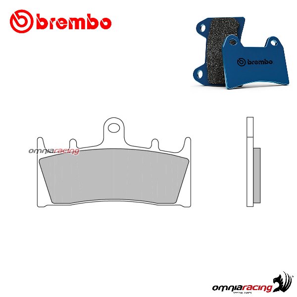 Brembo front brake pads CC Road Carbon Ceramic for Kawasaki VN1500 Mean Streak 2002-2004