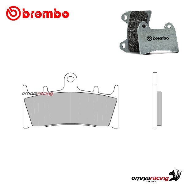 Brembo front brake pads RC sintered for Suzuki GSXR1000 2001-2002