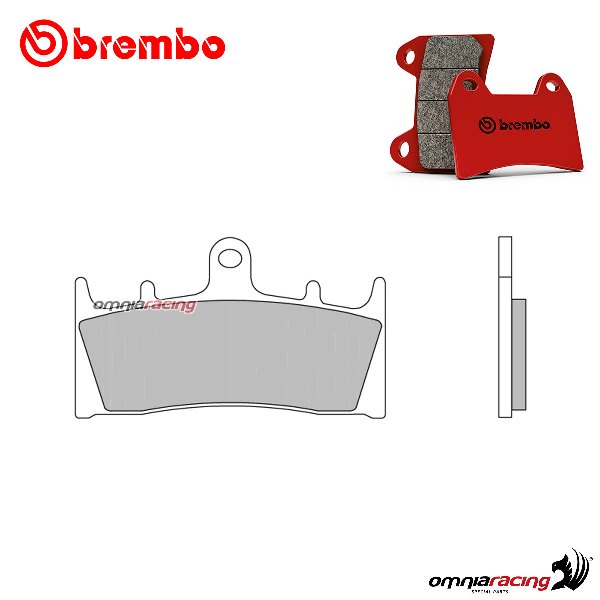 Pastiglie freno anteriori Brembo SA sinterizzate per Kawasaki ZX9R 1996-2001