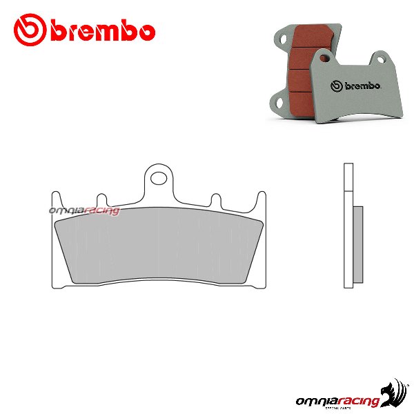Brembo front brake pads SC sintered for Suzuki GSXR1100W 1993>1998