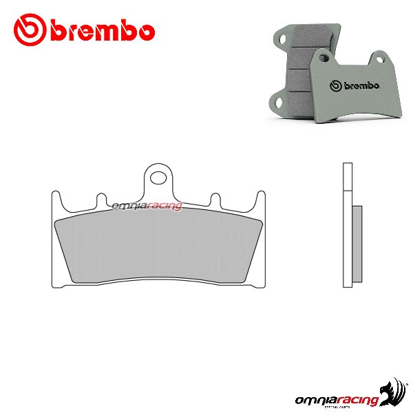 Brembo front brake pads SR sintered for Suzuki GSXR1300 Hayabusa 1999-2007