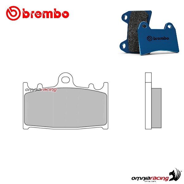 Brembo rear brake pads CC Road Carbon Ceramic for Suzuki VL1500 Intruder 2005-2009