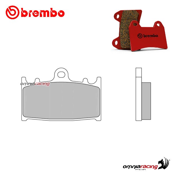 Brembo rear brake pads SP sintered for Suzuki VL1500 Intruder 2005-2009