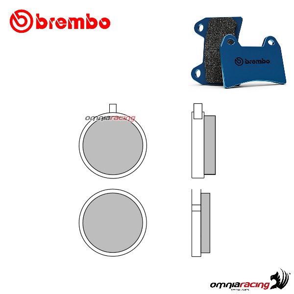 Brembo front brake pads CC Road Carbon Ceramic for Yamaha FS1E DX50 1977-1979