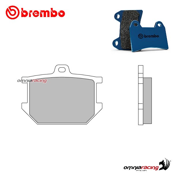 Pastiglie freno posteriori Brembo CC Road Carbon Ceramica per Yamaha RD400F/G 1979-1980