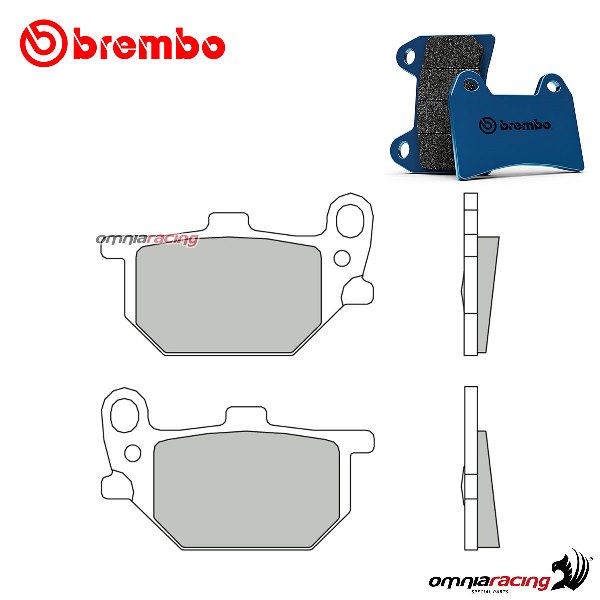 Pastiglie freno posteriori Brembo CC Road Carbon Ceramica per Yamaha RD250DX 1979-1980