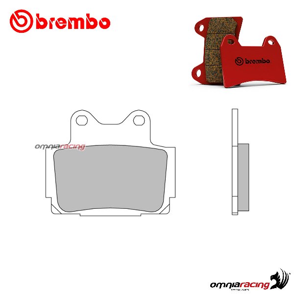 Brembo rear brake pads SP sintered for Yamaha FZR400 Genesis 1986