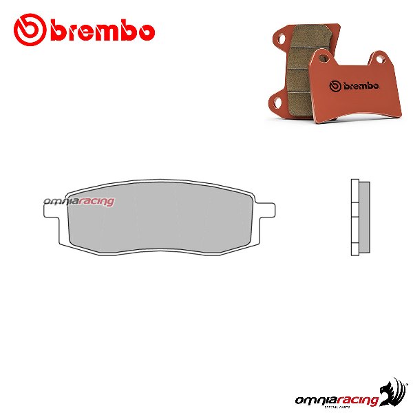Brembo front brake pads SD sintered for Yamaha TT600W 1989-1992