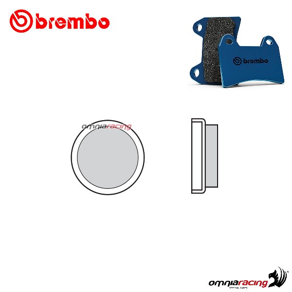 Brembo rear brake pads CC Road Carbon Ceramic for Yamaha YFM200D 1989-1990
